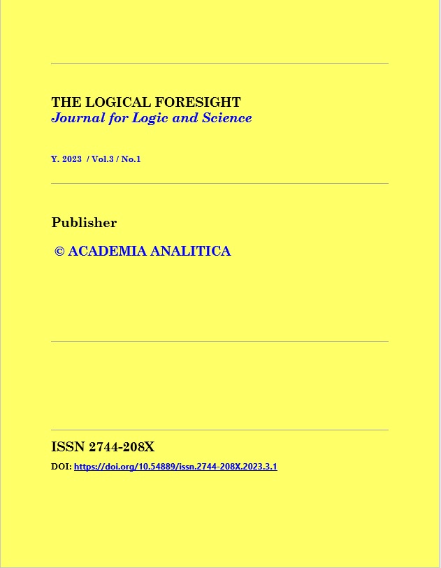					View Vol. 3 No. 1 (2023): The Logical Foresight
				